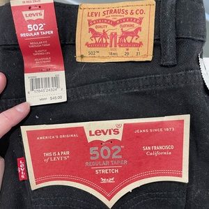 NWT Boys 502 Taper-Fit Stretch Jeans